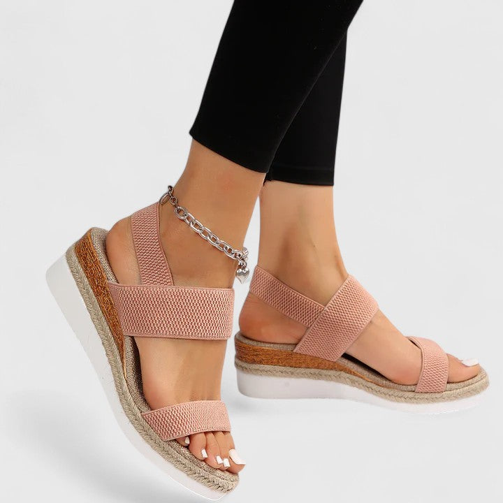 Women's Platform Espadrille Sandals, Arch Support & Cushioned Footbed