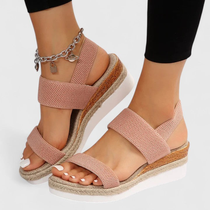 Women's Platform Espadrille Sandals, Arch Support & Cushioned Footbed