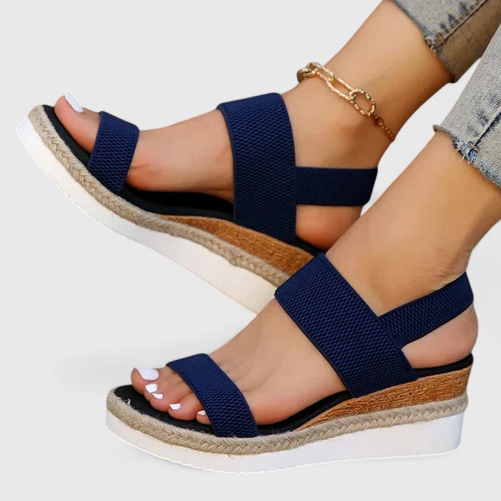 Women's Platform Espadrille Sandals, Arch Support & Cushioned Footbed
